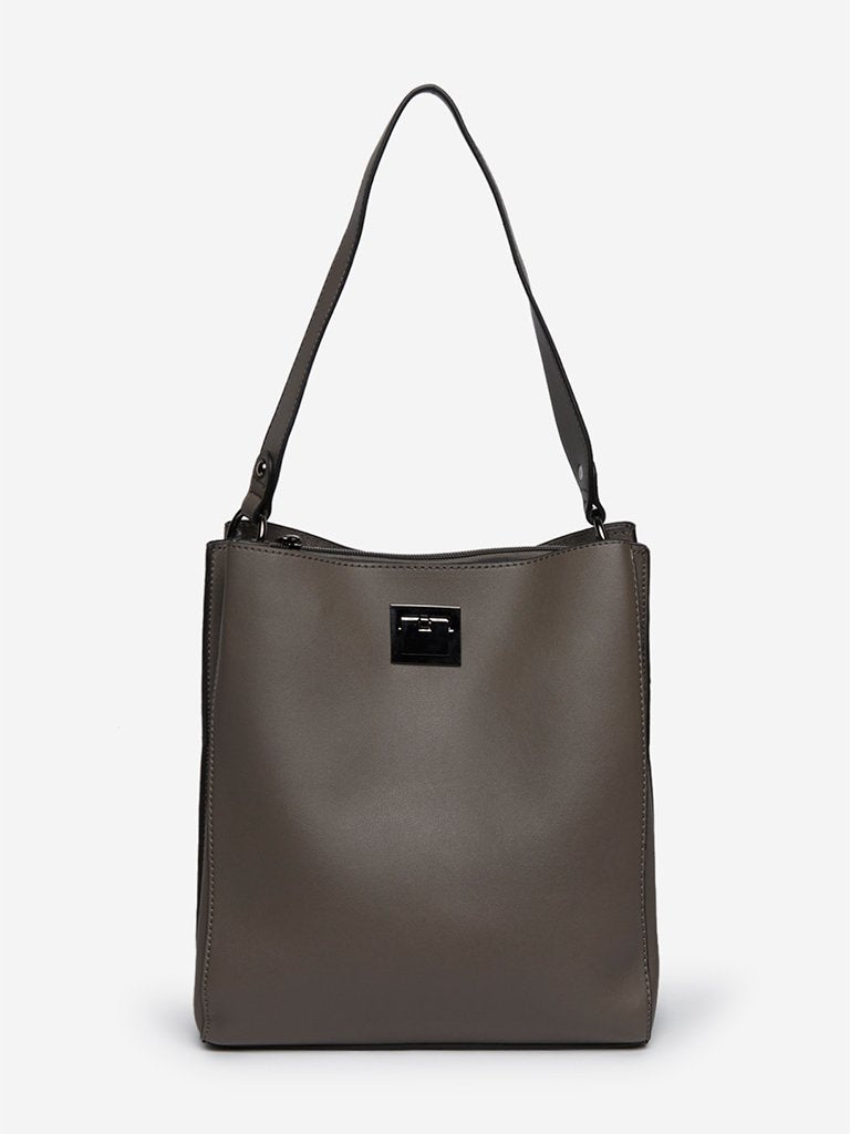 LOV Grey Misha Tote Bag