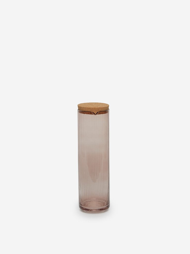 Westside Home Opaque Textured Glass Bottle