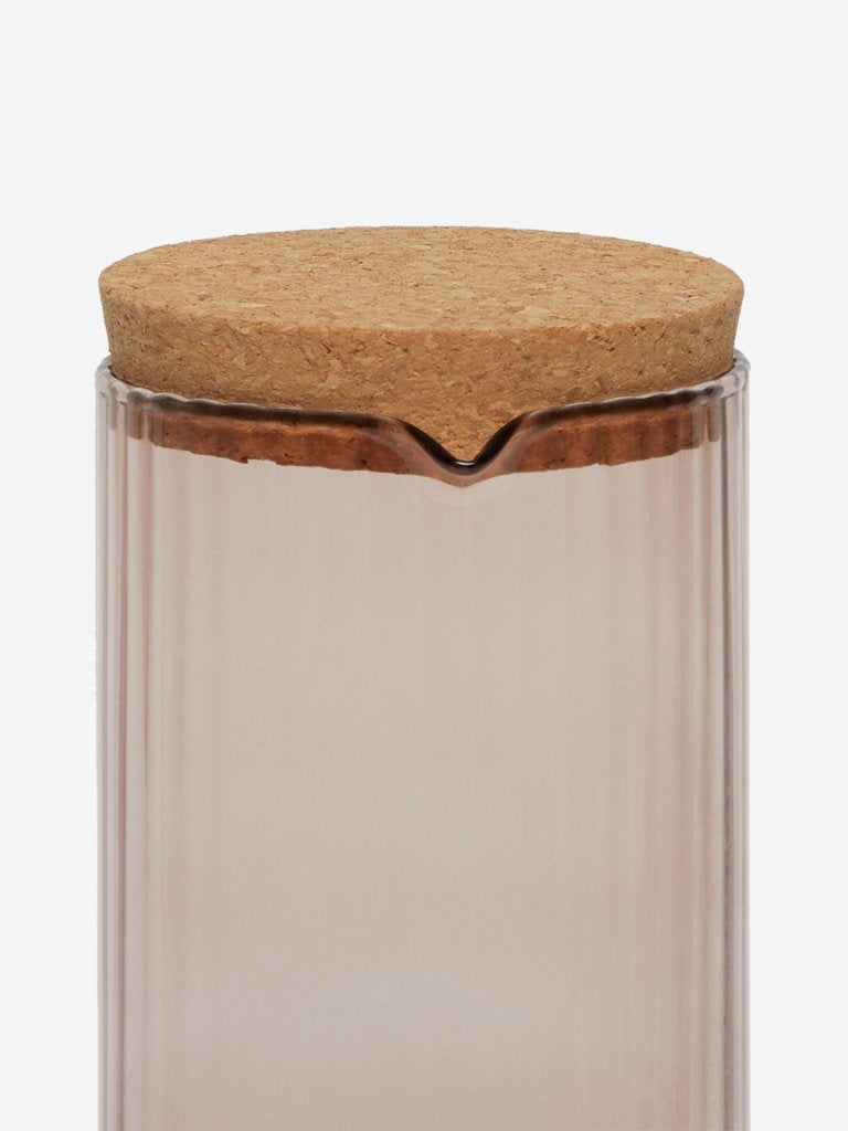 Westside Home Opaque Textured Glass Bottle
