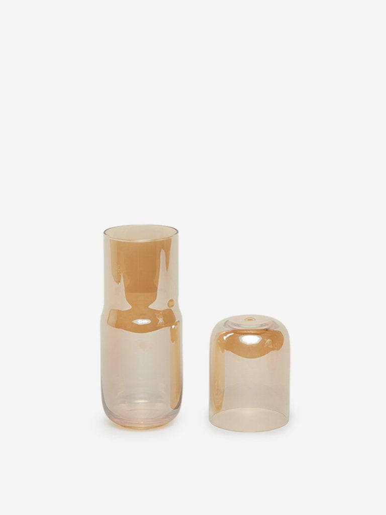 Westside Home Light Brown Glass Bottle