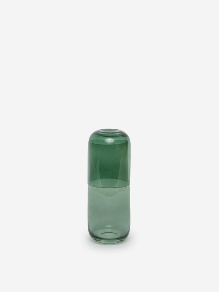 Westside Home Green Glass Bottle