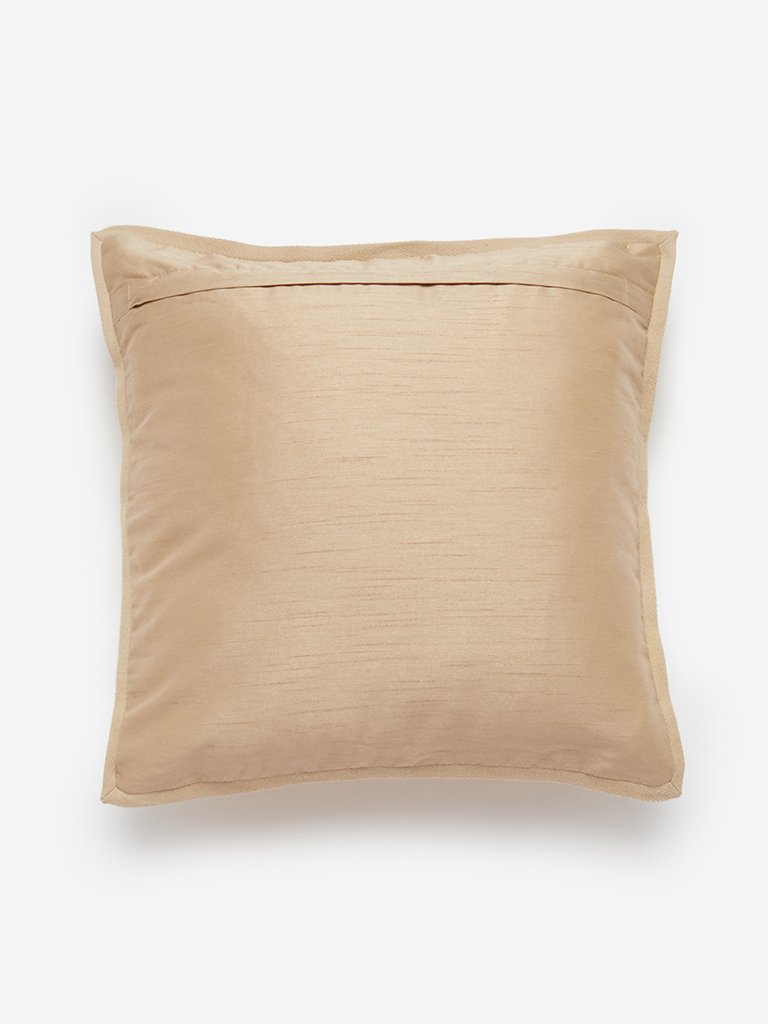 Westside Home Yellow Velveteen Cushion Cover