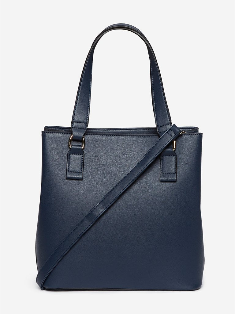 LOV Navy Nina Tote Bag
