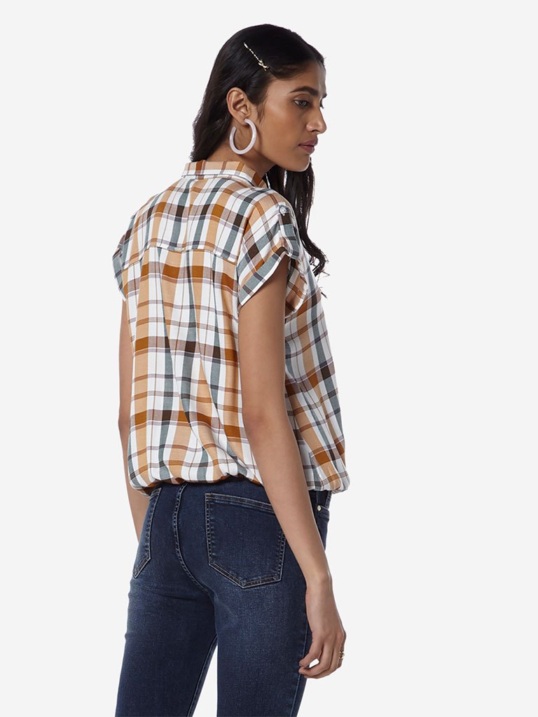 LOV Multicoloured Checked Luana Casual Shirt