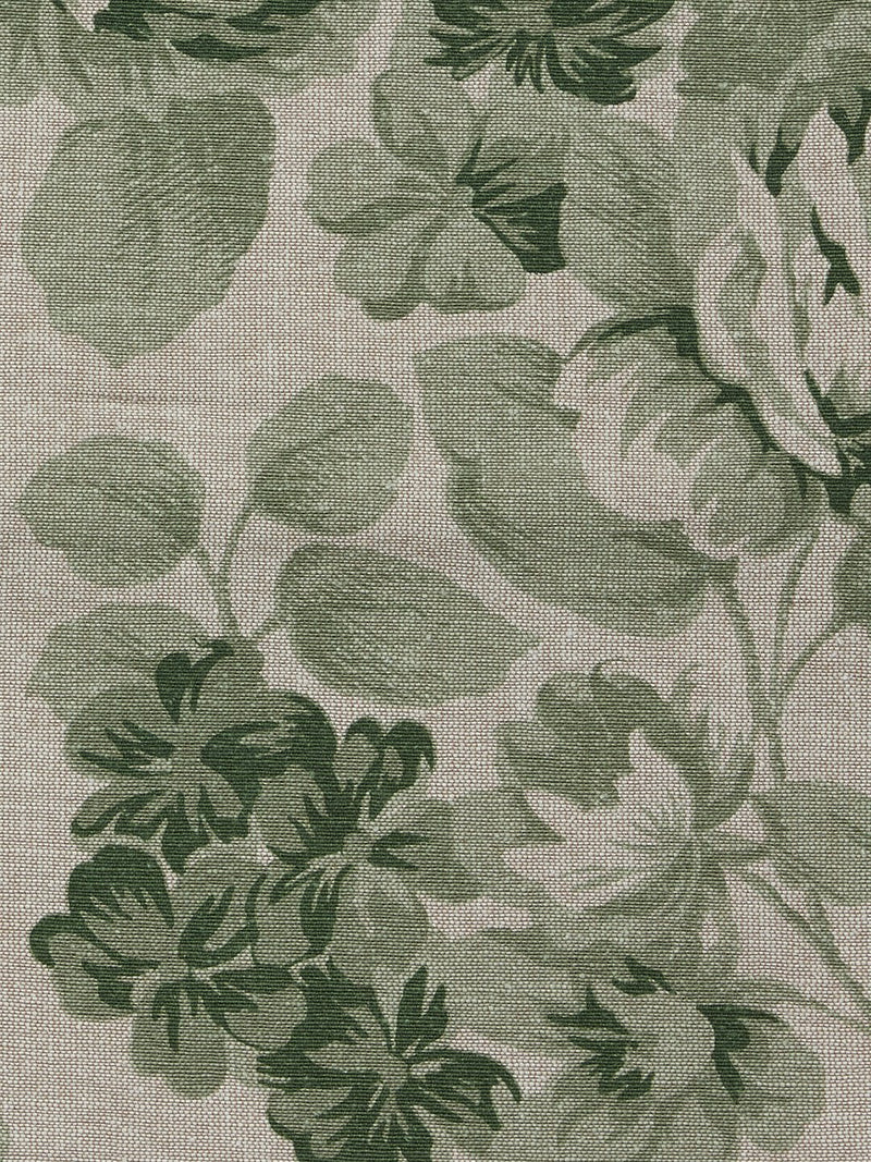 Westside Home Green Floral Print Napkin Set of Six