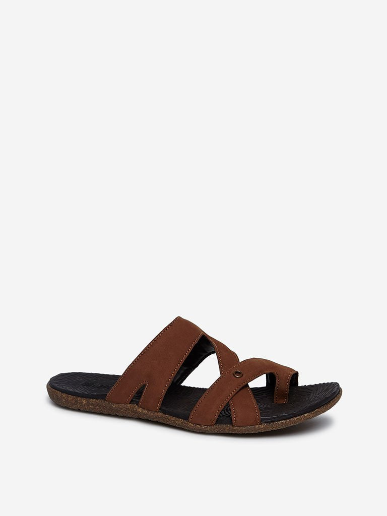 SOLEPLAY Tan Leather Sandals