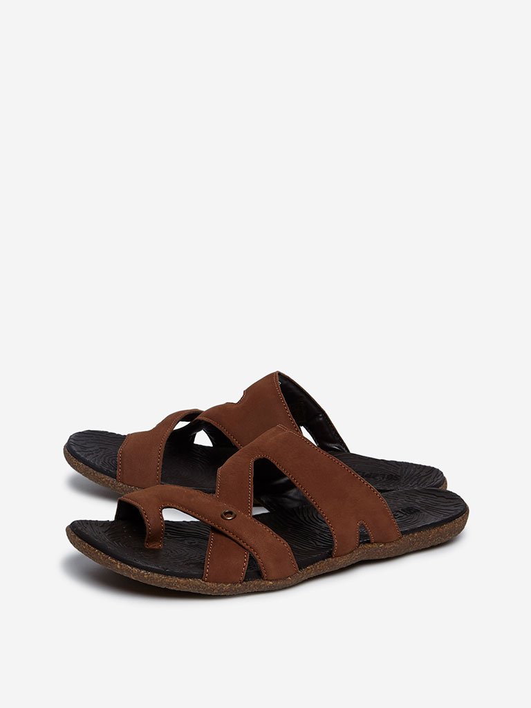 SOLEPLAY Tan Leather Sandals