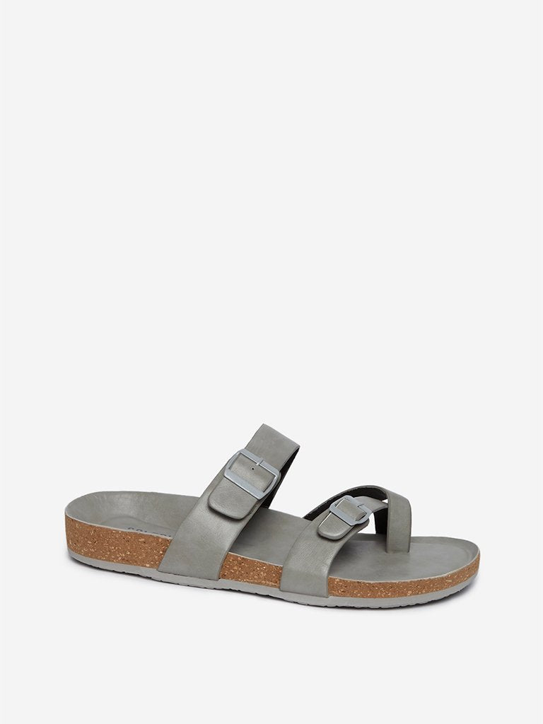 SOLEPLAY Grey Buckled Sandals