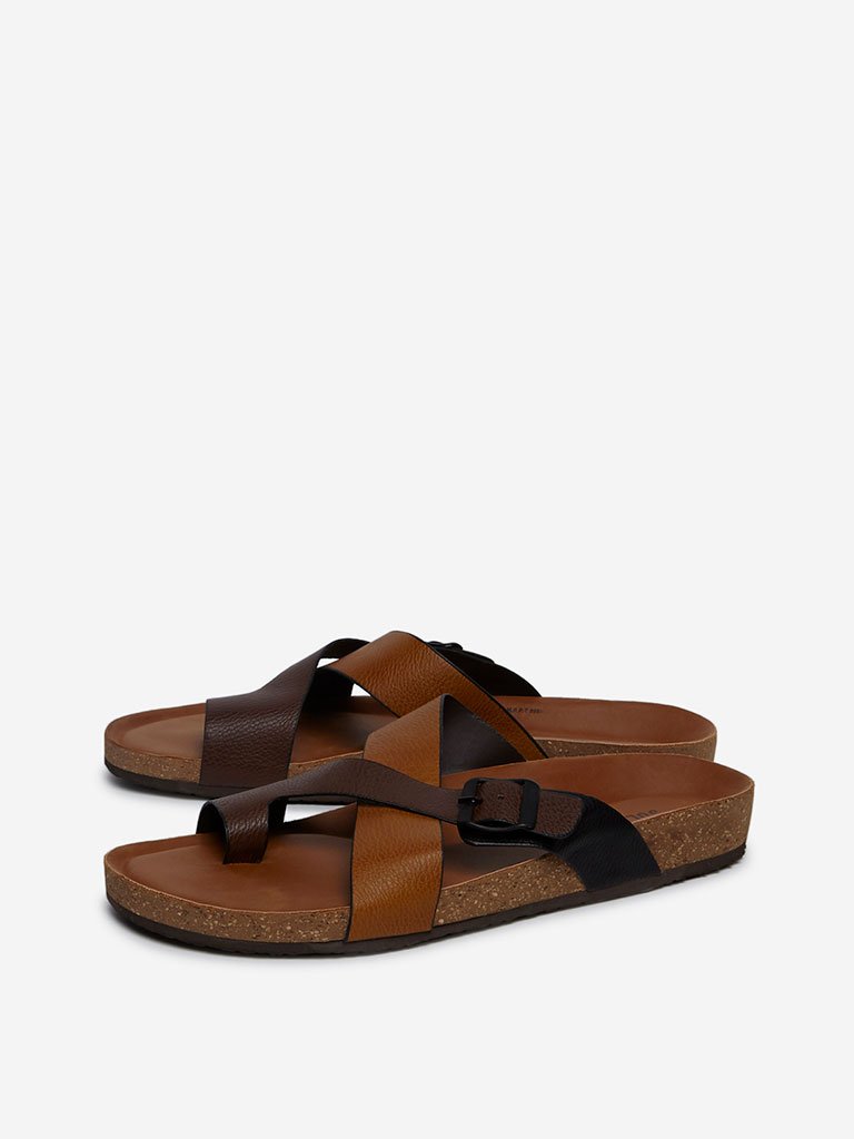 SOLEPLAY Brown Buckled Sandals