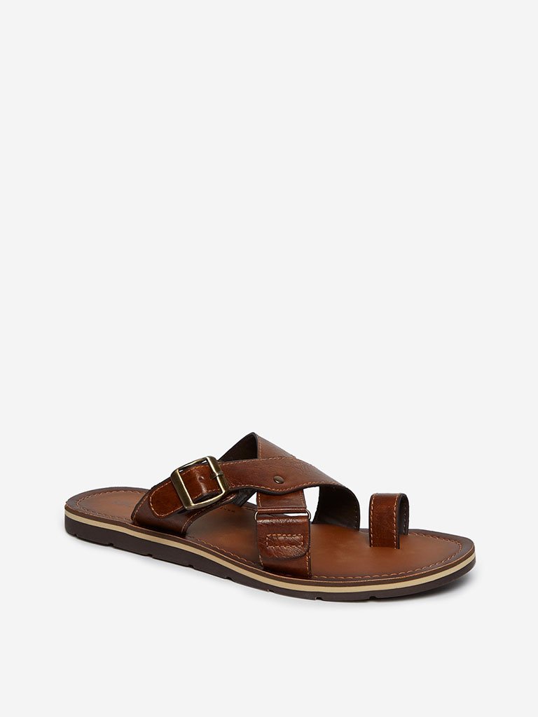 SOLEPLAY Tan Buckled Sandals
