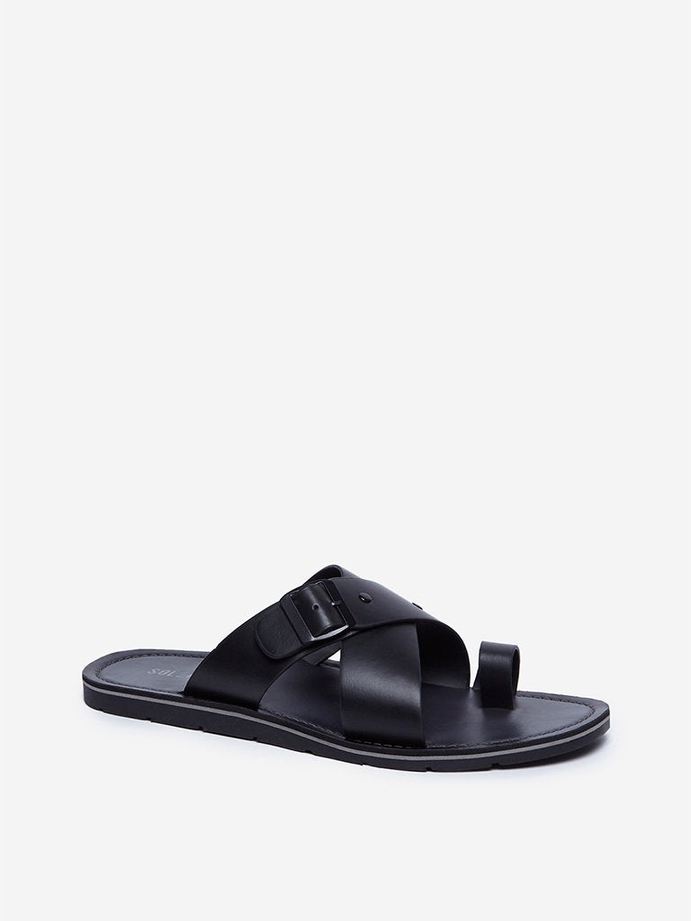 SOLEPLAY Black Casual Sandals