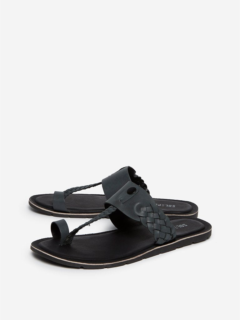 SOLEPLAY Grey Woven Sandals