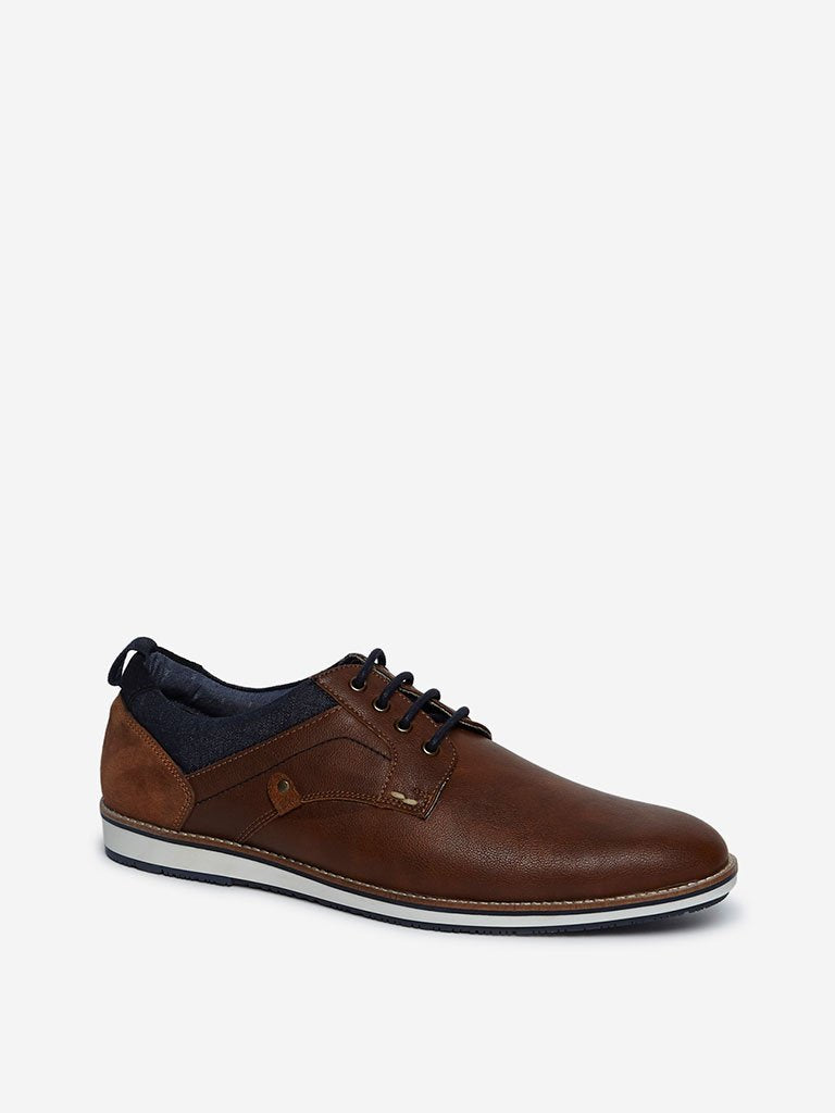 SOLEPLAY Brown Low Top Trainers