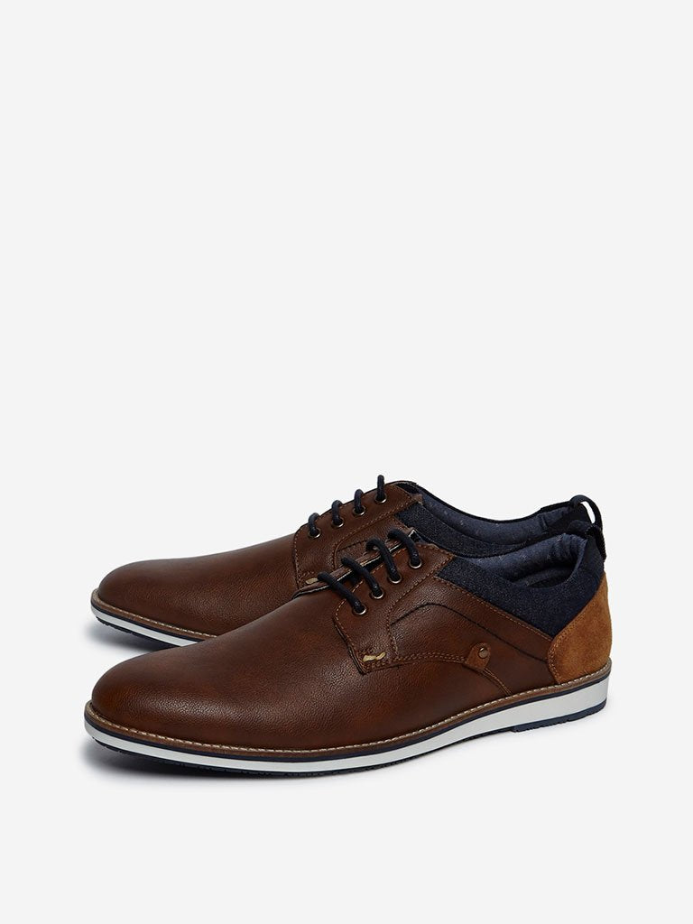 SOLEPLAY Brown Low Top Trainers