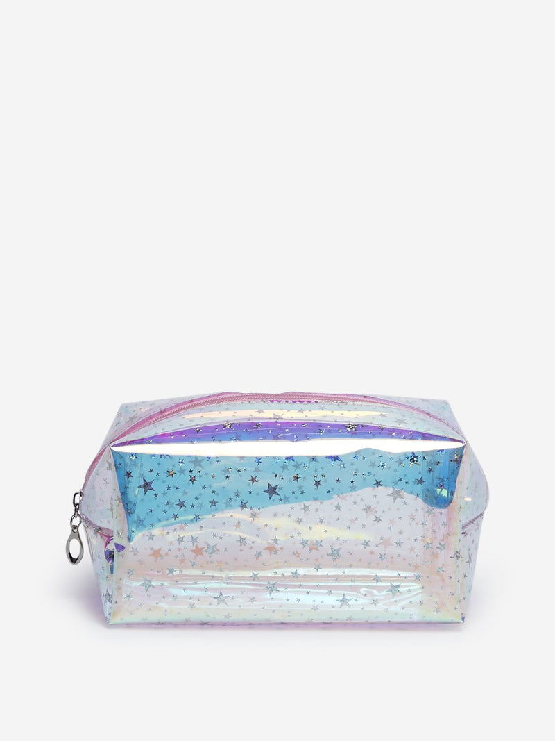 Westside Multicolour Star Iridescent Travel Pouch