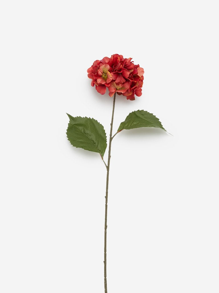 Westside Home Coral Artificial Large Hydrangea Flower