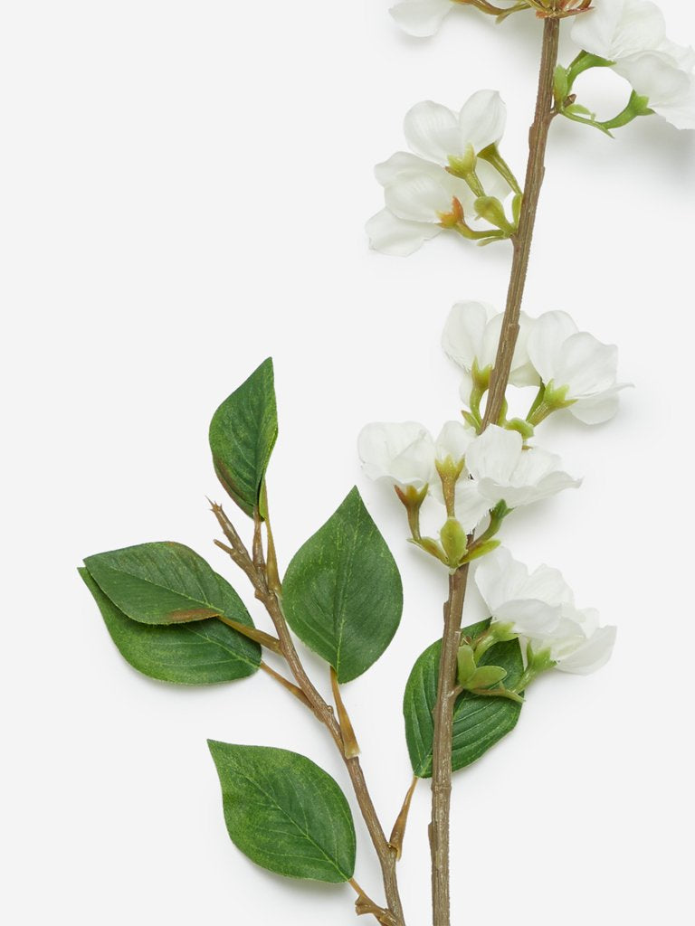 Westside Home White Artificial Pear Flower