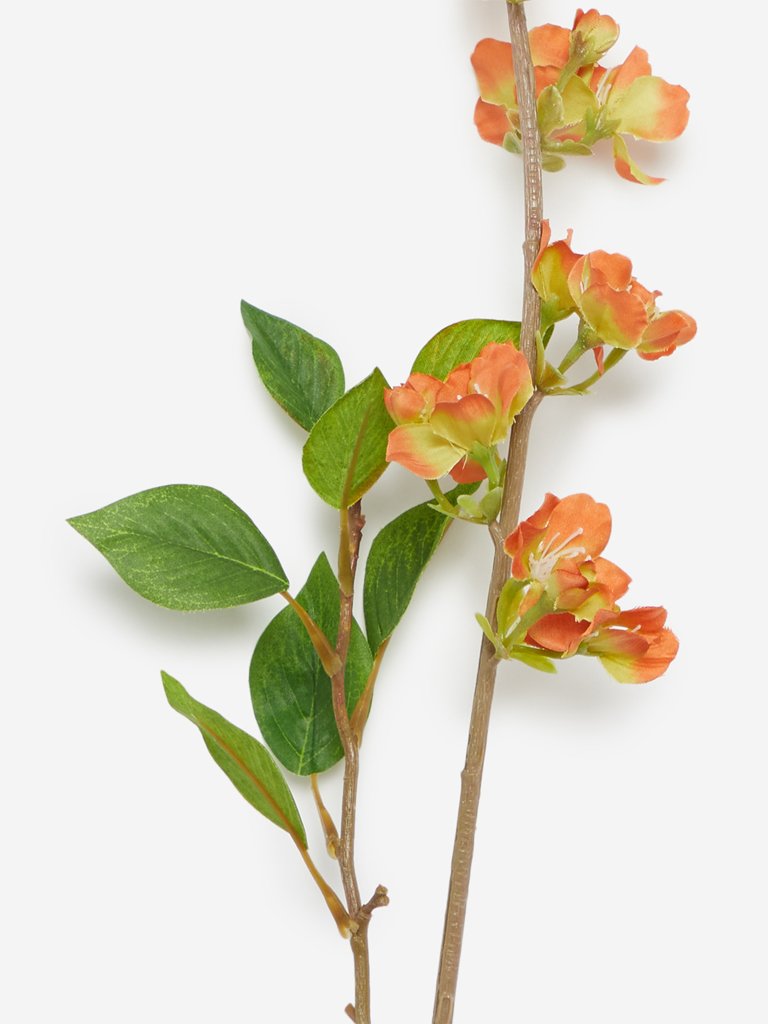 Westside Home Orange Artificial Pear Flower
