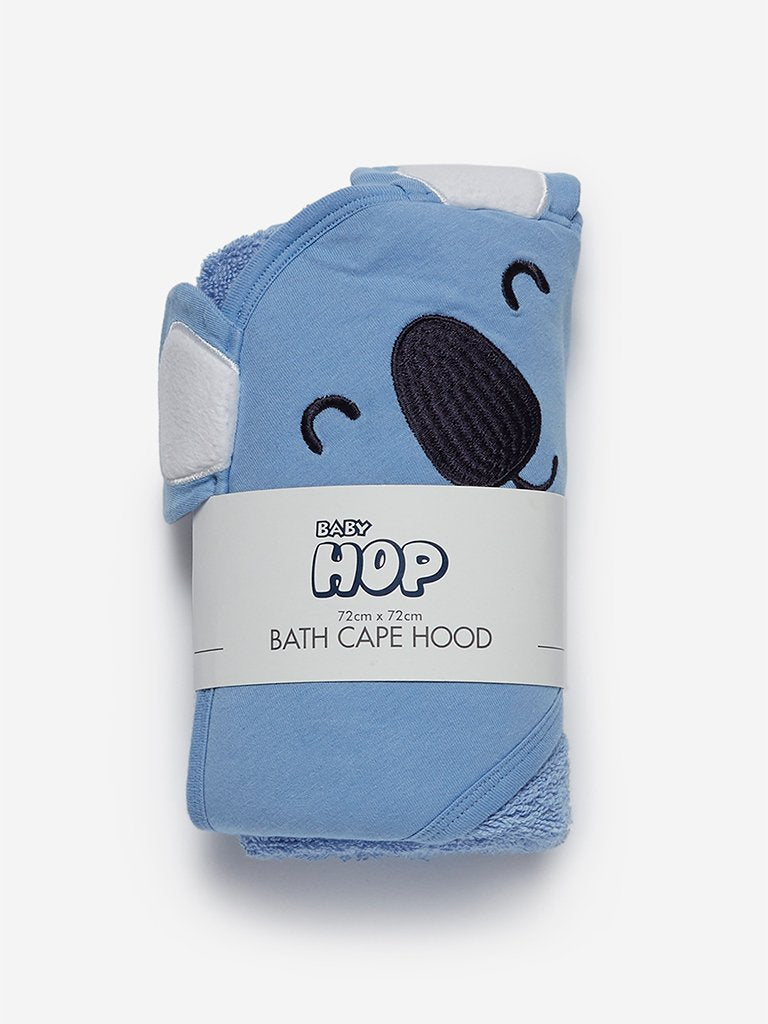 Baby HOP Blue Koala Patterned Hooded Bath Towel