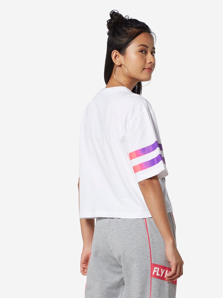 Studiofit White V-Neck T-Shirt