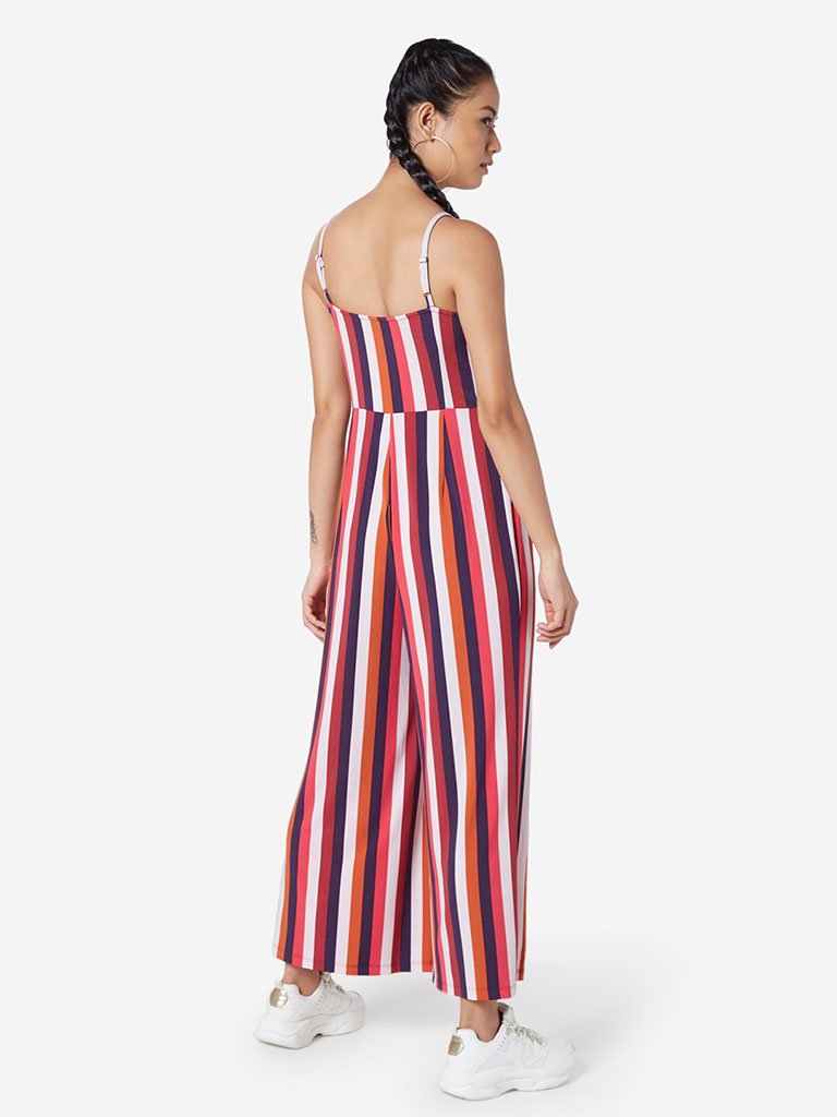 Nuon Multicoloured Striped Jumpsuit