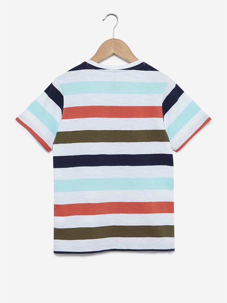 Y&F Kids Multicolour Eco Warrior Crewneck T-Shirt