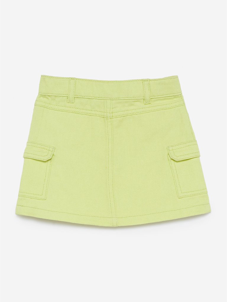 HOP Kids Lime Pure Cotton Skirt