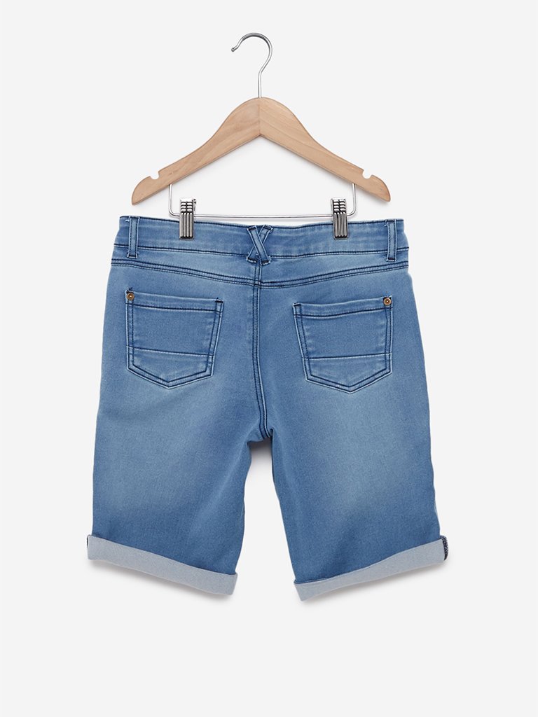 Y&F Kids Light Blue Wayne Shorts