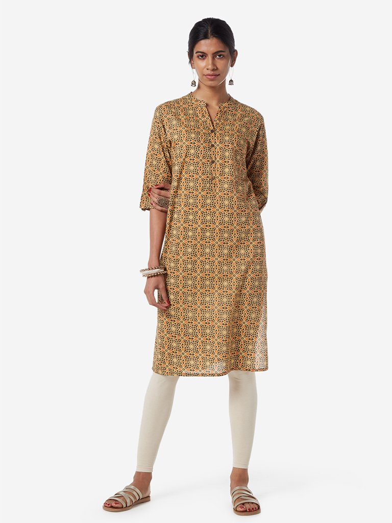 Utsa Multicolour Printed Straight Kurta