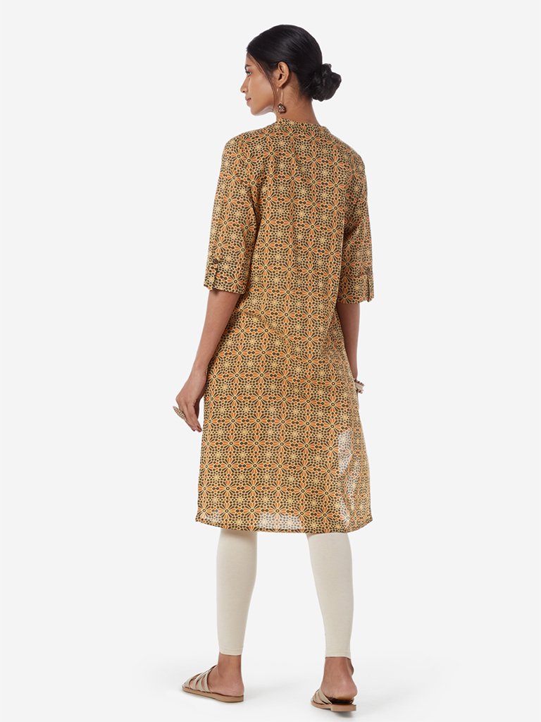 Utsa Multicolour Printed Straight Kurta