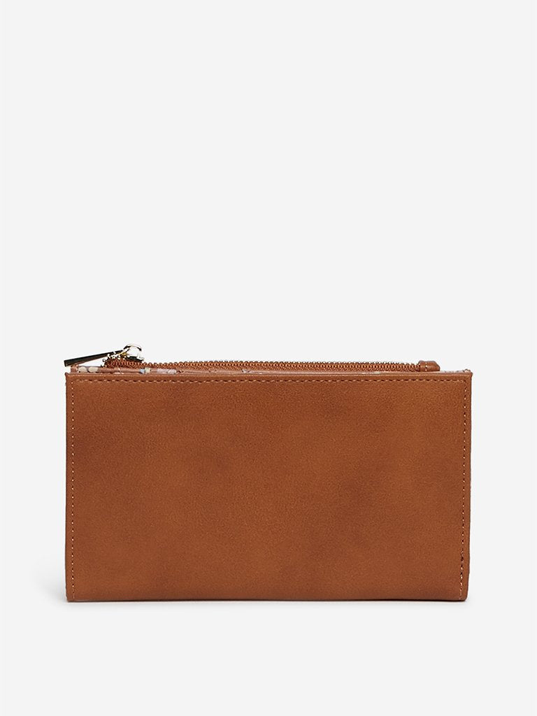 LOV Tan Textured Wallet