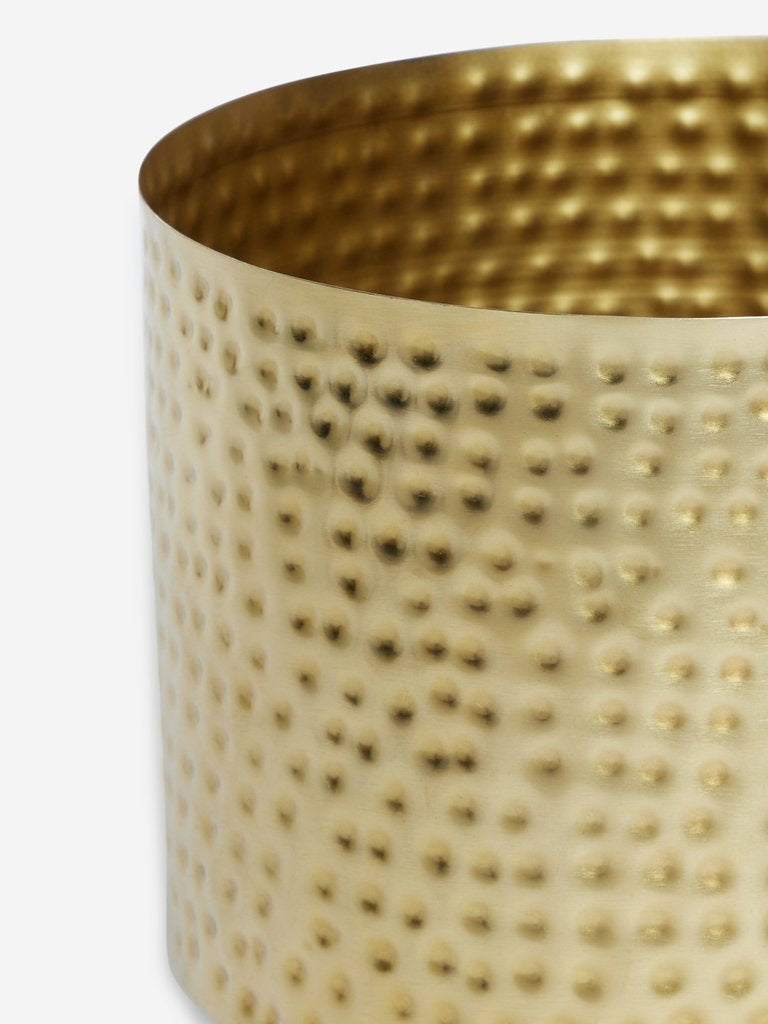 Westside Home Gold Textured Planter
