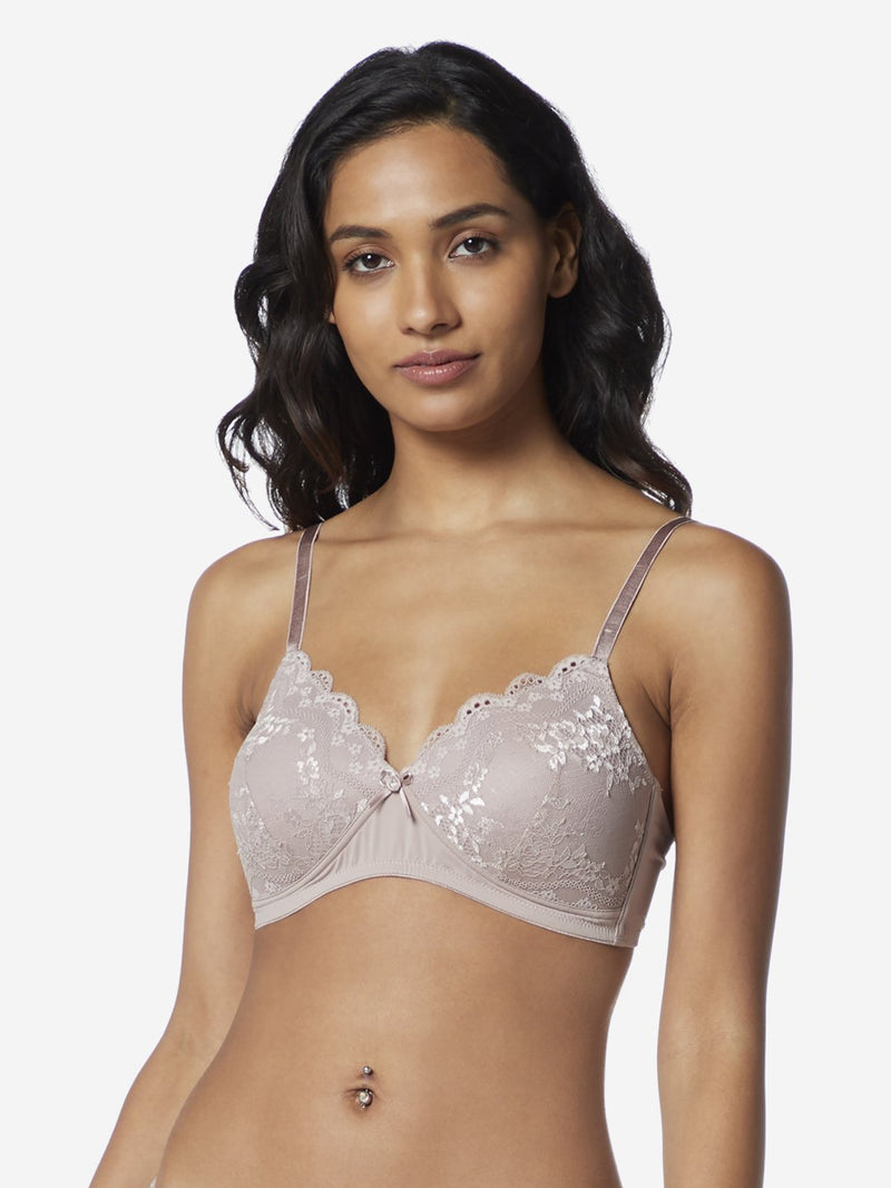 Wunderlove Light-Taupe Lace Non-Wired Alexa Bra