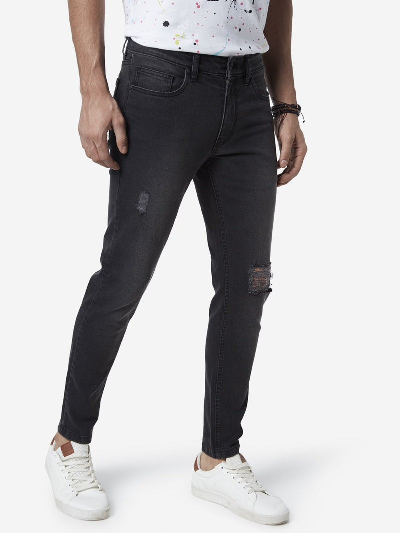 Nuon Black Rodeo Crop Carrot Fit Jeans