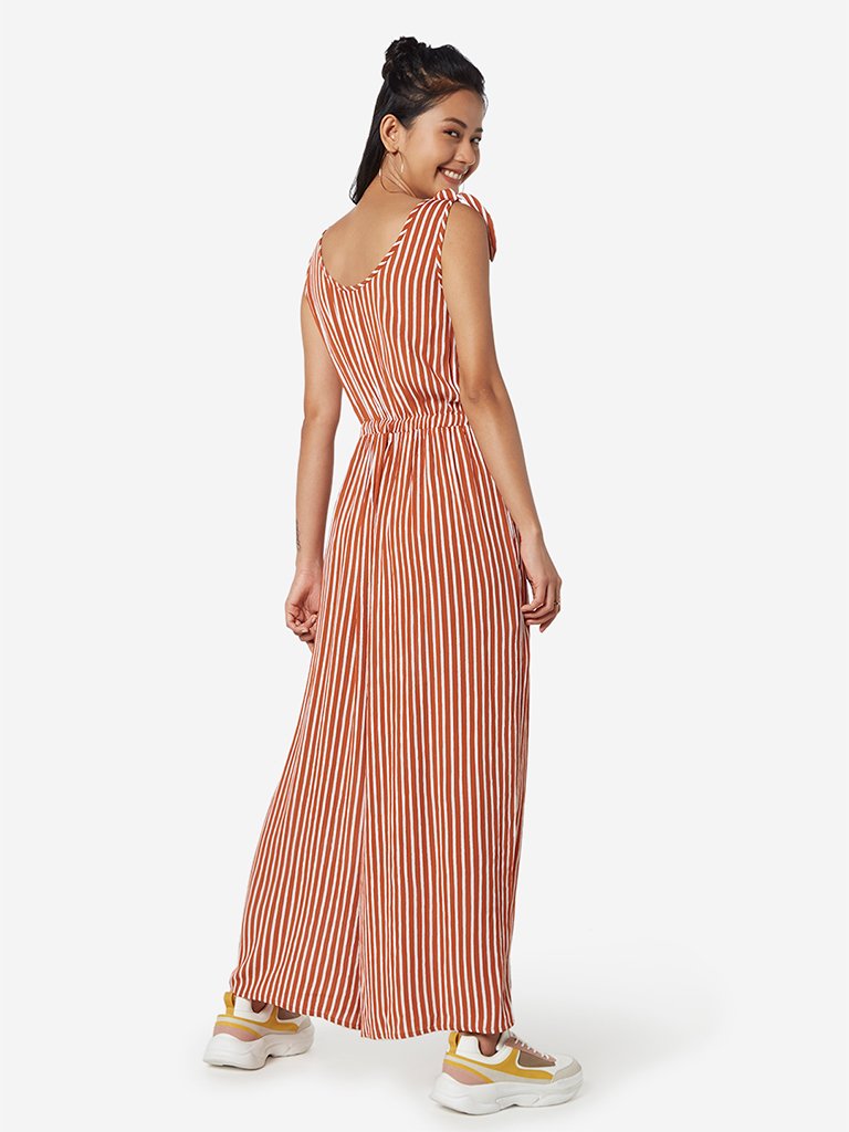 Nuon Tan Keith Striped Jumpsuit