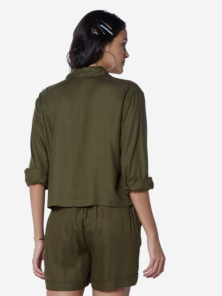 LOV Olive Rachel Casual Shirt