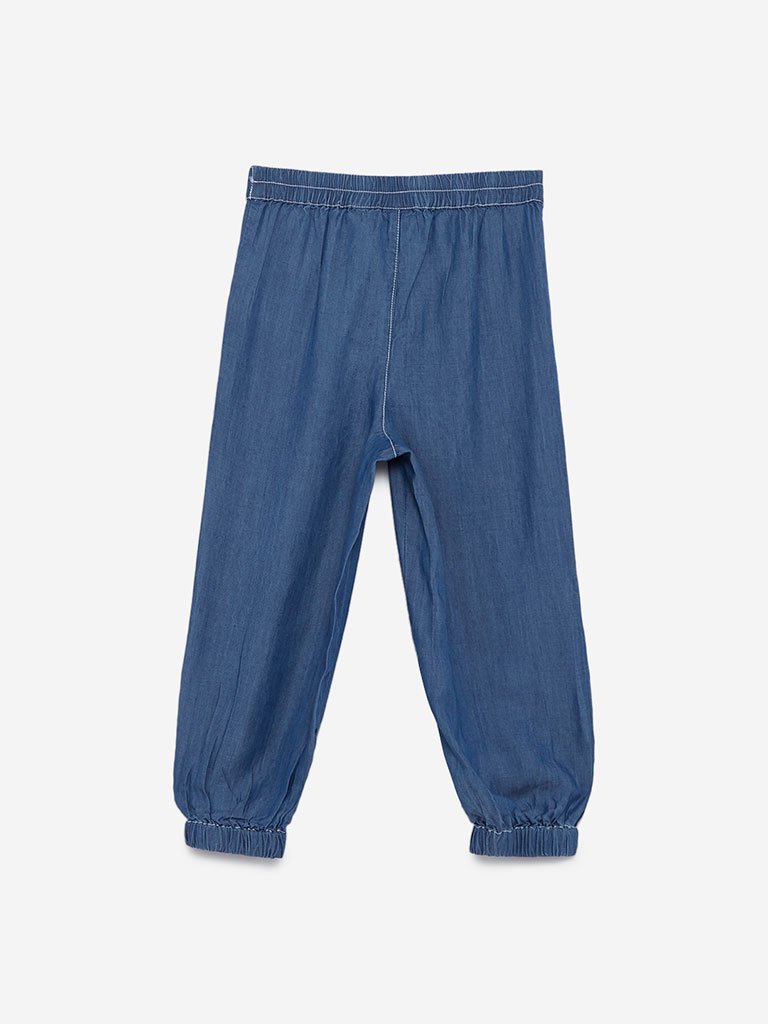 HOP Kids Blue Chambray Joggers
