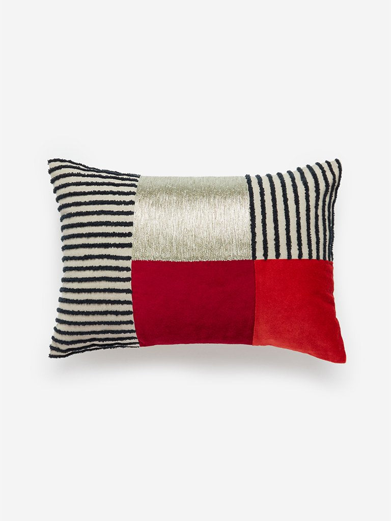 Westside Home Multicolour Embroidered Cushion Cover