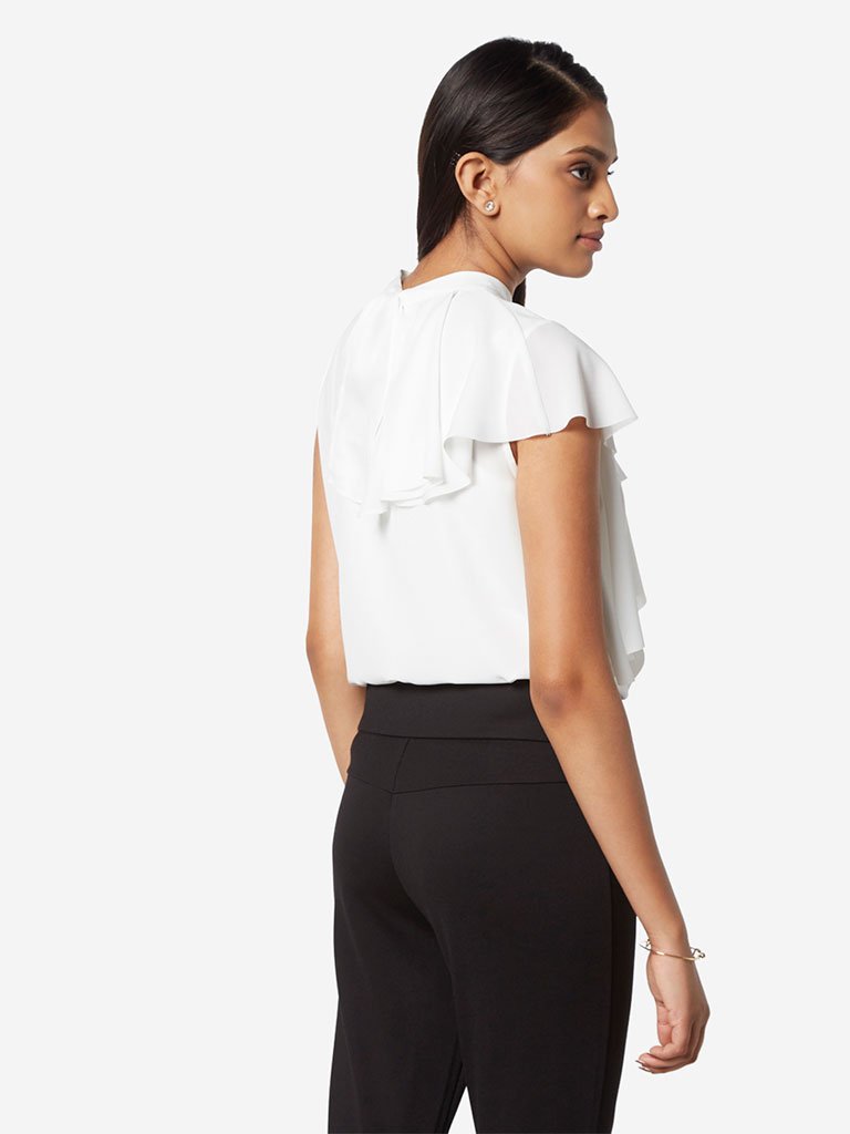 Wardrobe White Zing Top With Camisole