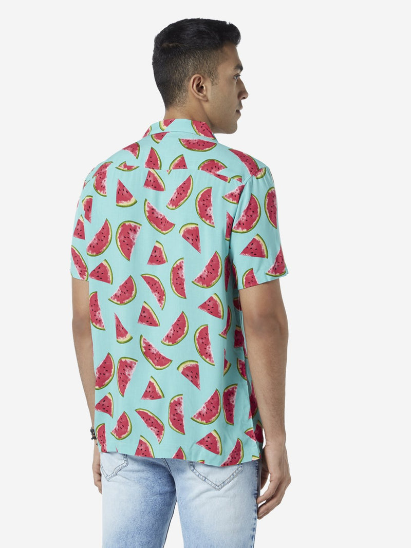 Nuon Aqua Relaxed Fit Watermelon Print Shirt