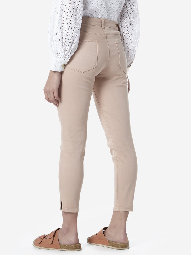 LOV Peach Cropped Joy Jeans