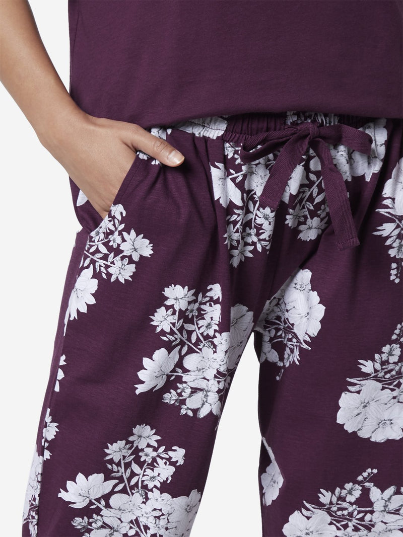 Wunderlove Berry Floral Pyjamas