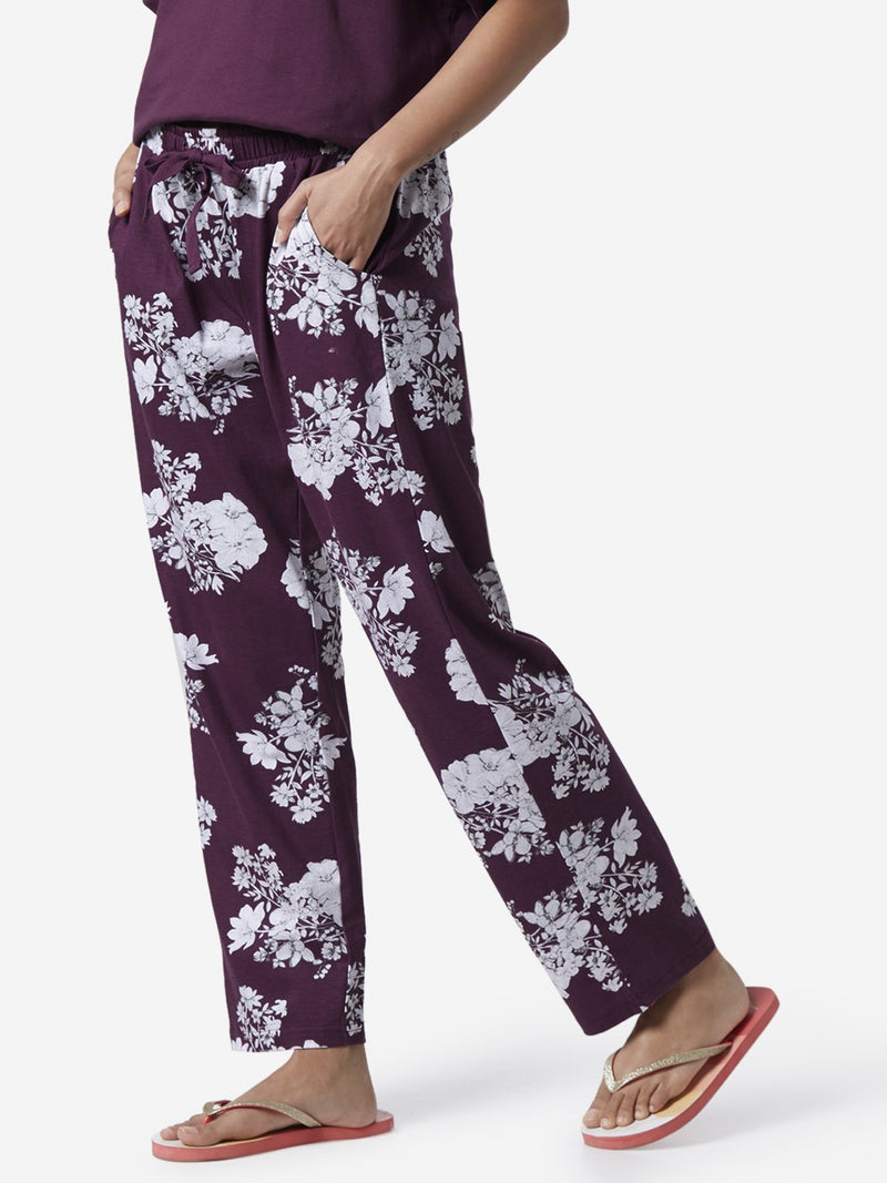 Wunderlove Berry Floral Pyjamas