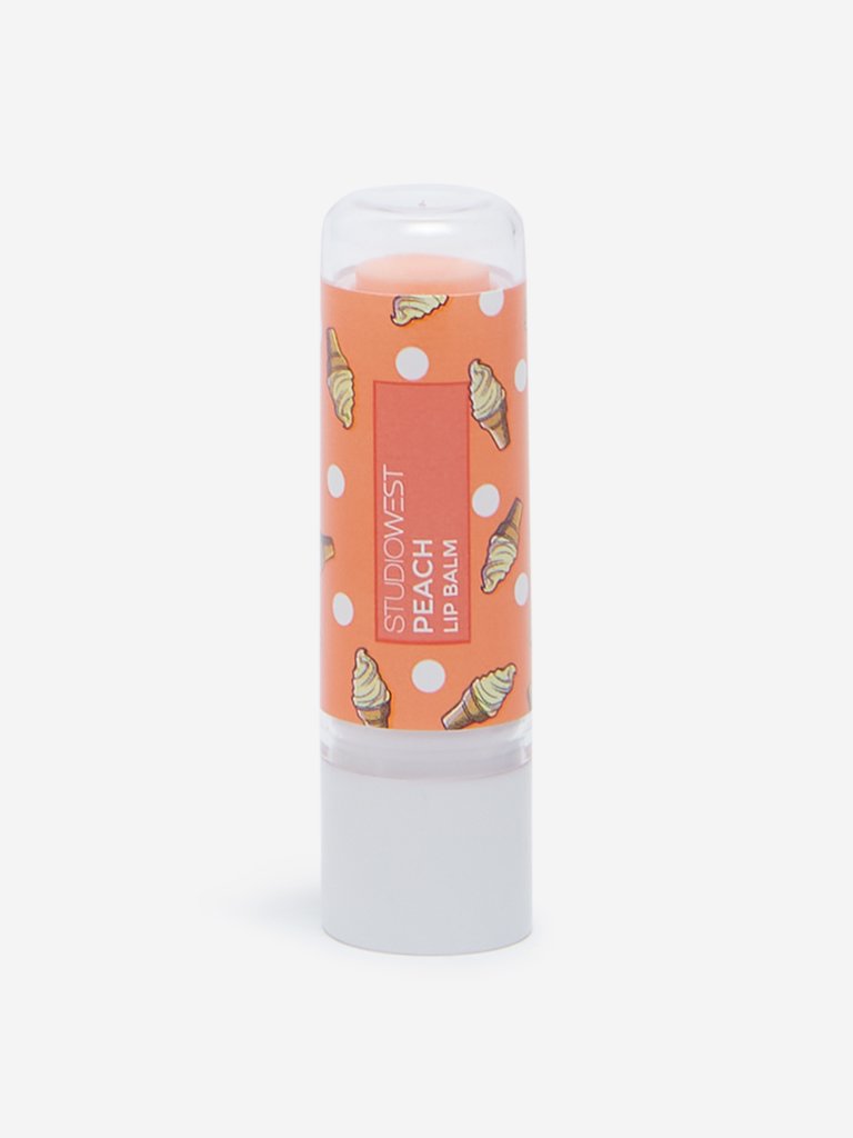 Studiowest Peach Tinted With Shimmer Lip Balm, 4.5 g