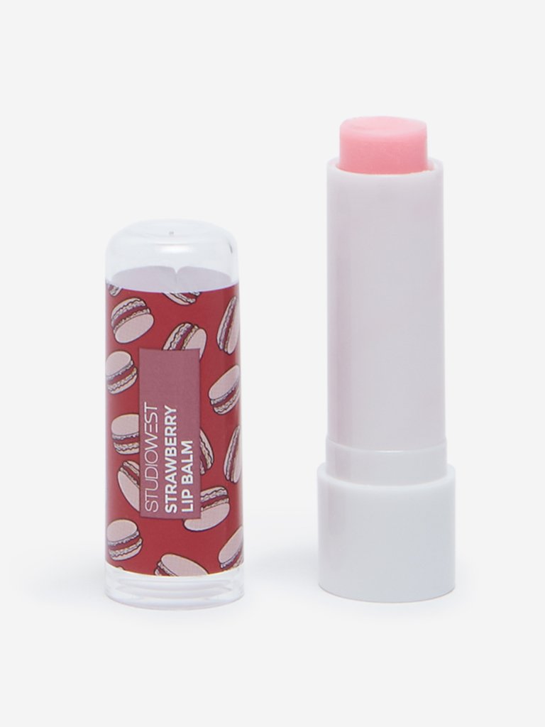 Studiowest Strawberry Tinted With Shimmer Lip Balm, 4.5 g