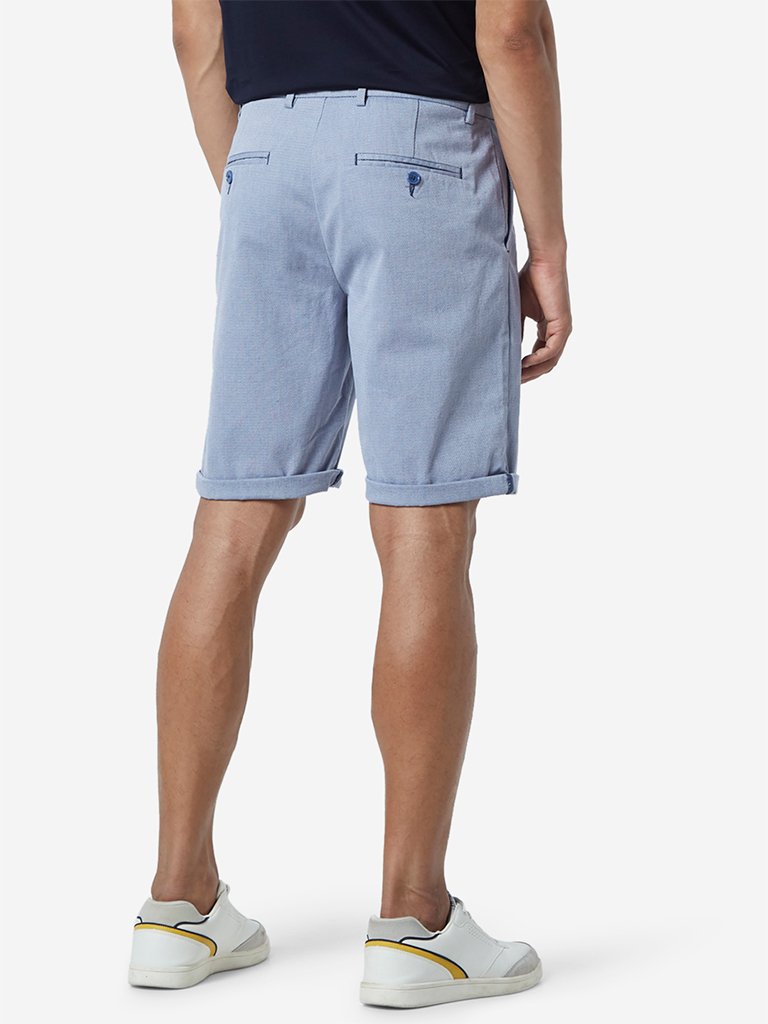 Ascot Blue Relaxed Fit Shorts