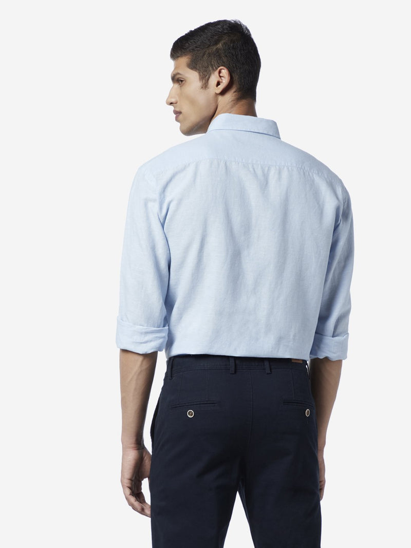 Ascot Light Blue Relaxed Fit Shirt