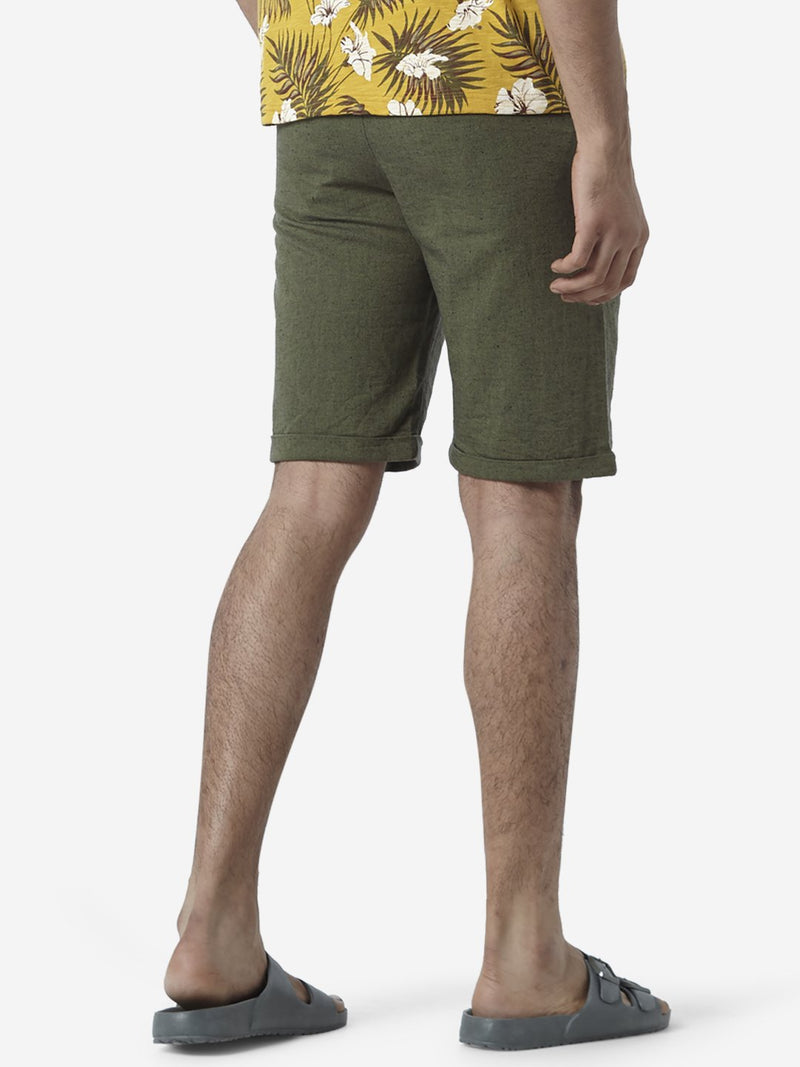 ETA Olive Slim Fit Shorts