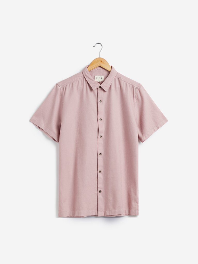 ETA Light Lilac Resort Fit Casual Shirt