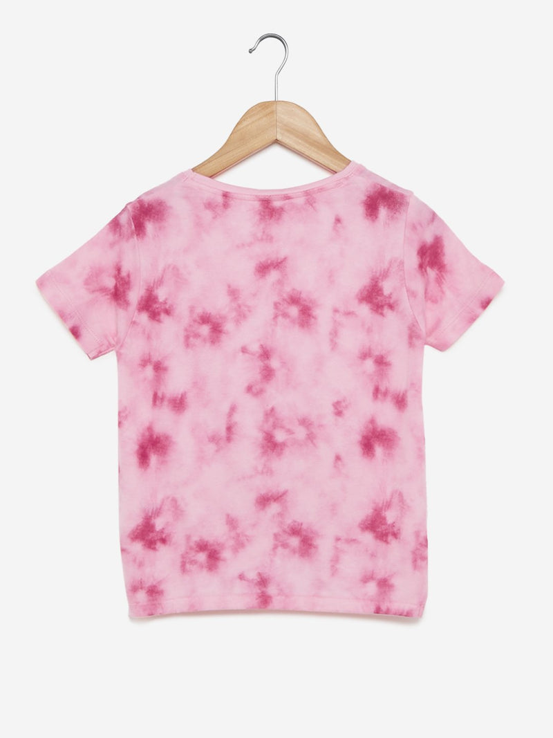 Y&F Kids Pink Sequinned Jess T-Shirt